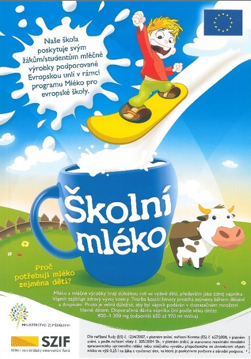 Objednávka mléka na leden - březen 2017