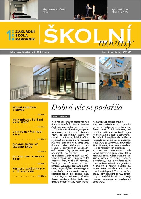 Školní noviny III/2025