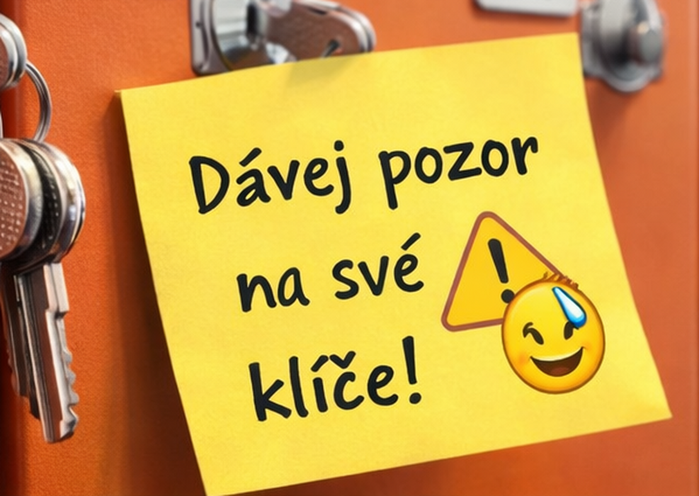 Dávejte pozor na své klíče