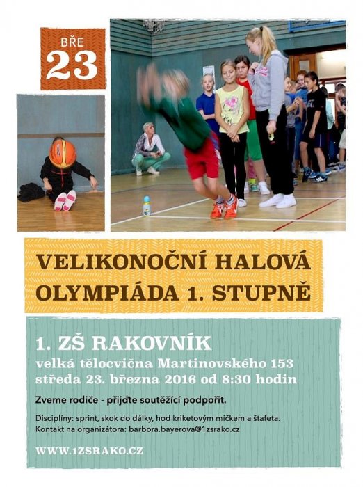 Halová olympiáda se blíží