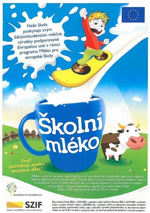 Objednávka mléka na duben - červen 2017