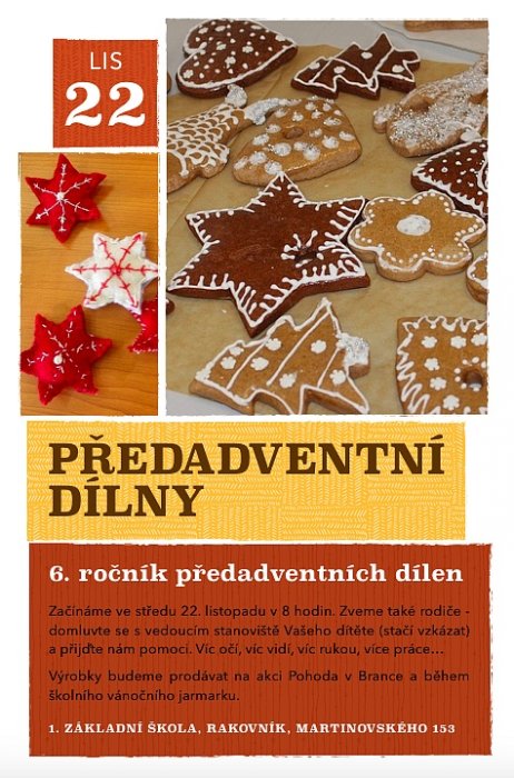 Předadventní dílny