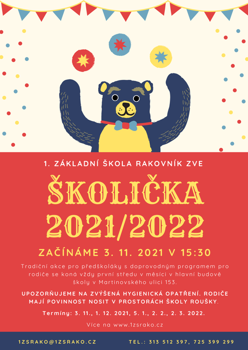 Školička 2021: Zveme předškoláky a rodiče