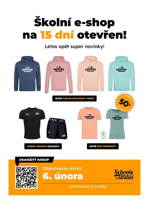 Do 6. února otevřen e-shop