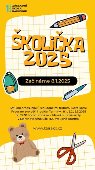 Školička 2025 a rodičovská kavárna